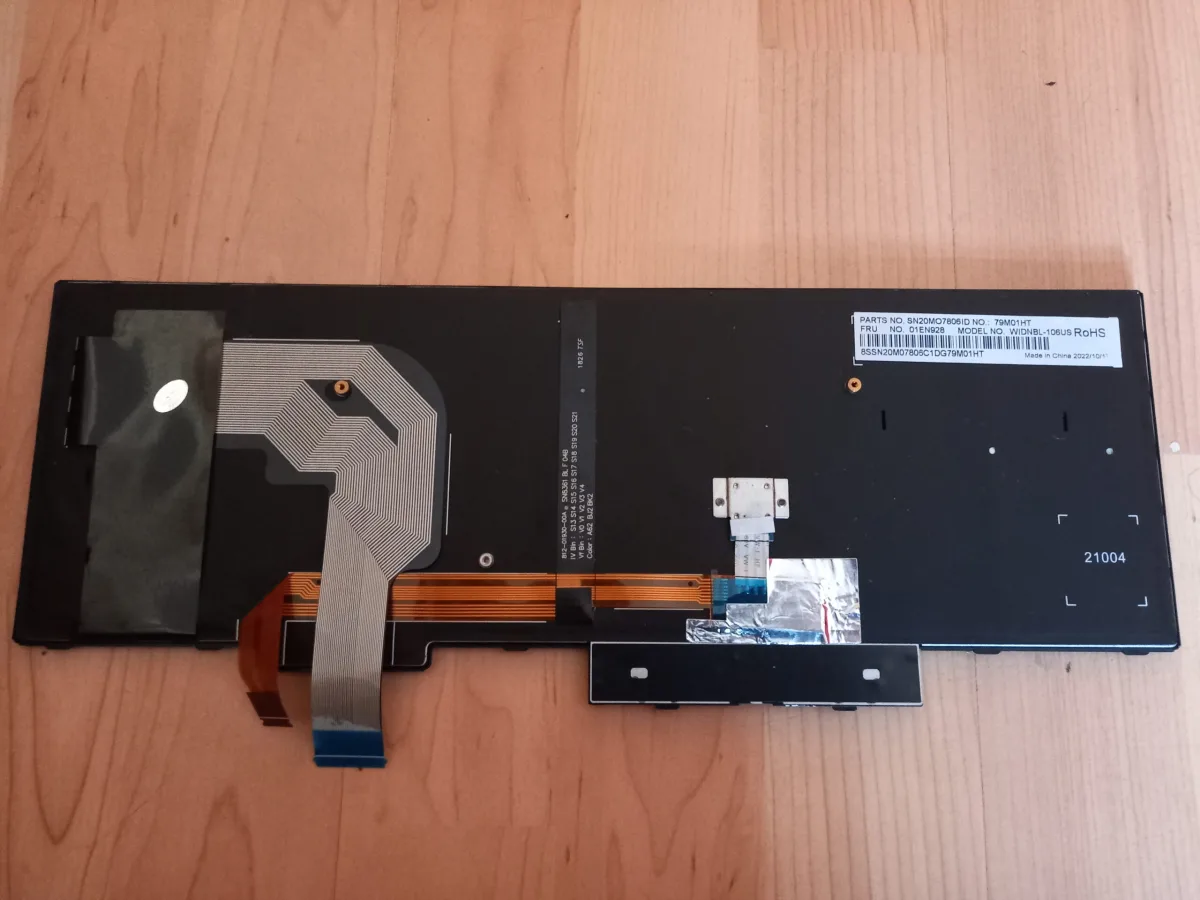 tastatura lenovo t570 t580 p51s p52s sa osvetljenjem nova