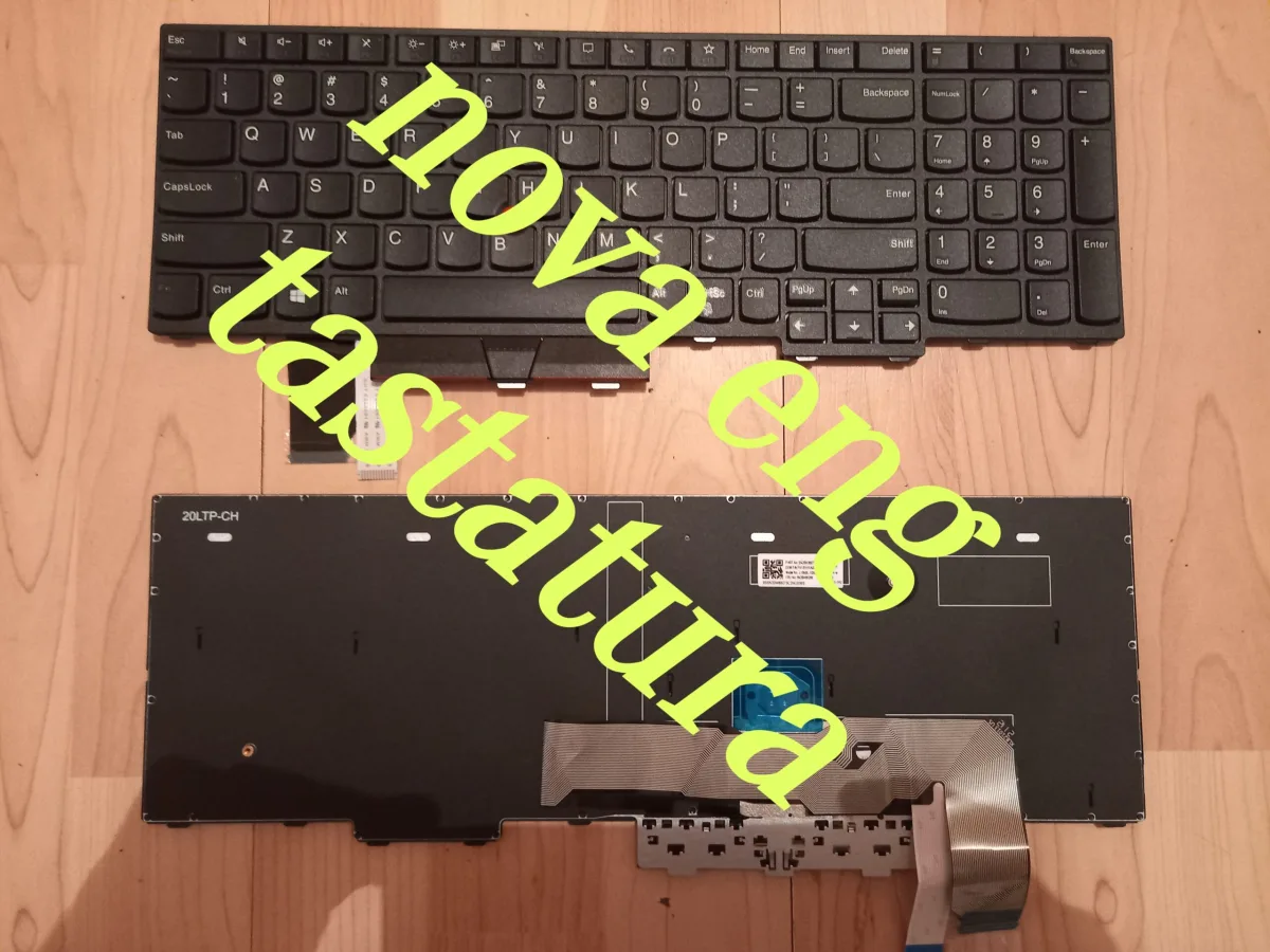 tastatura lenovo thinkpad l15 gen1, gen 2 20U3 20U4 20U7 20U8 sa osvetljenjem nova