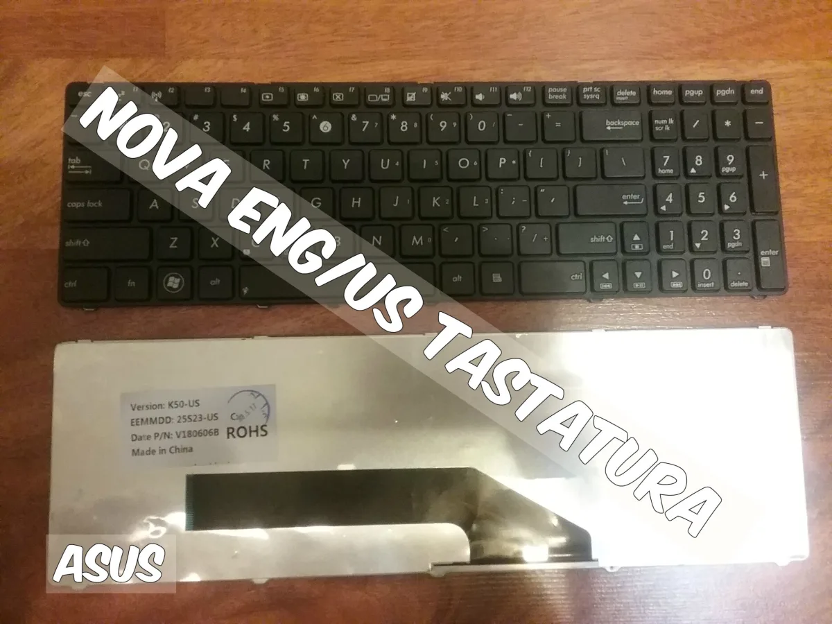 nova tastatura asus K50 k50id k50ie k50ij k50in k50io k50ip