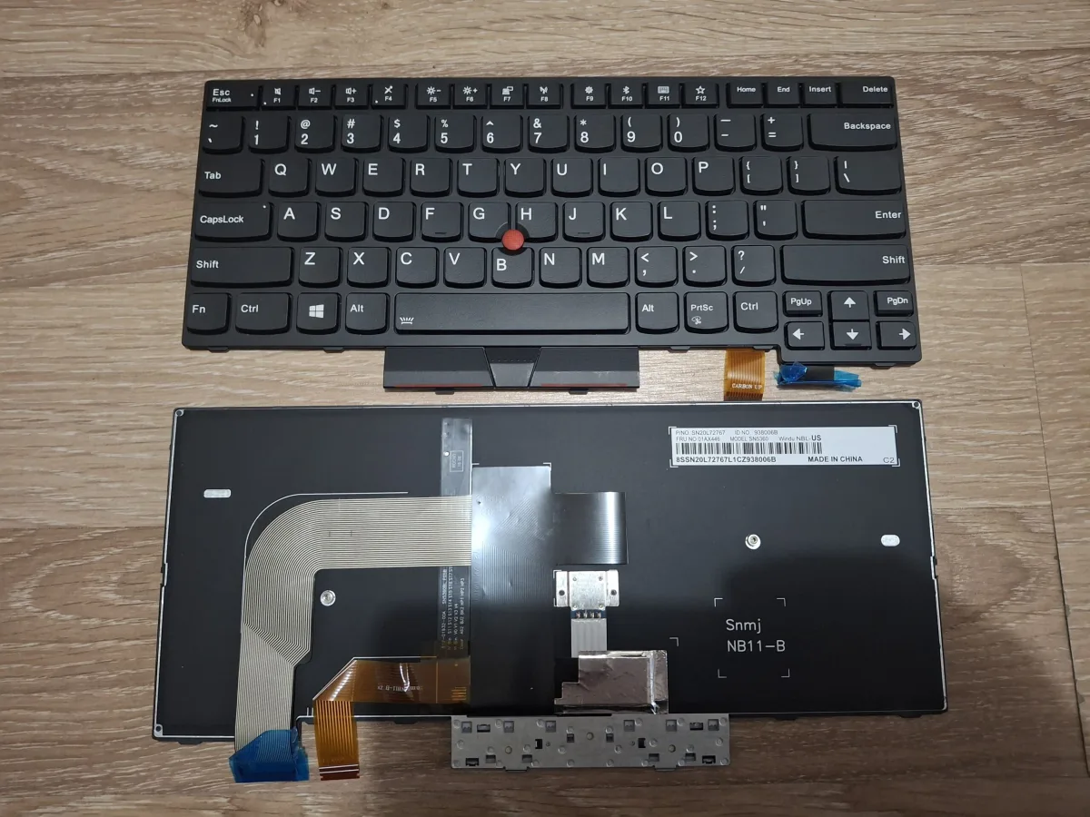 tastatura lenovo t470 t480 sa osvetljenjem nova